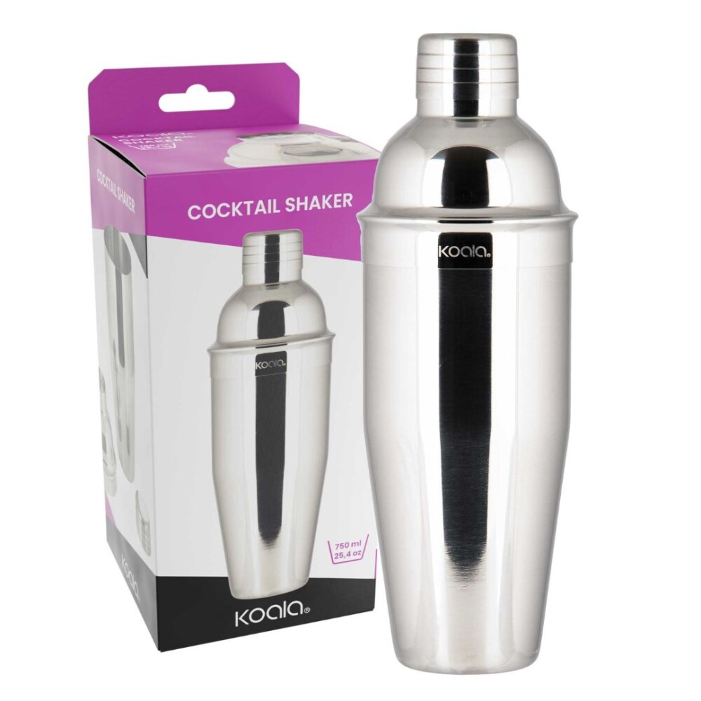 Coctelera con tapa 750 ml colador KOALA Coctelera con tapa 750 ml colador KOALA