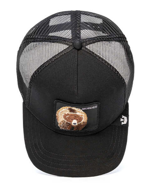 Gorra Goorin Bros Trucker Baseball - The Murder Bear Negro