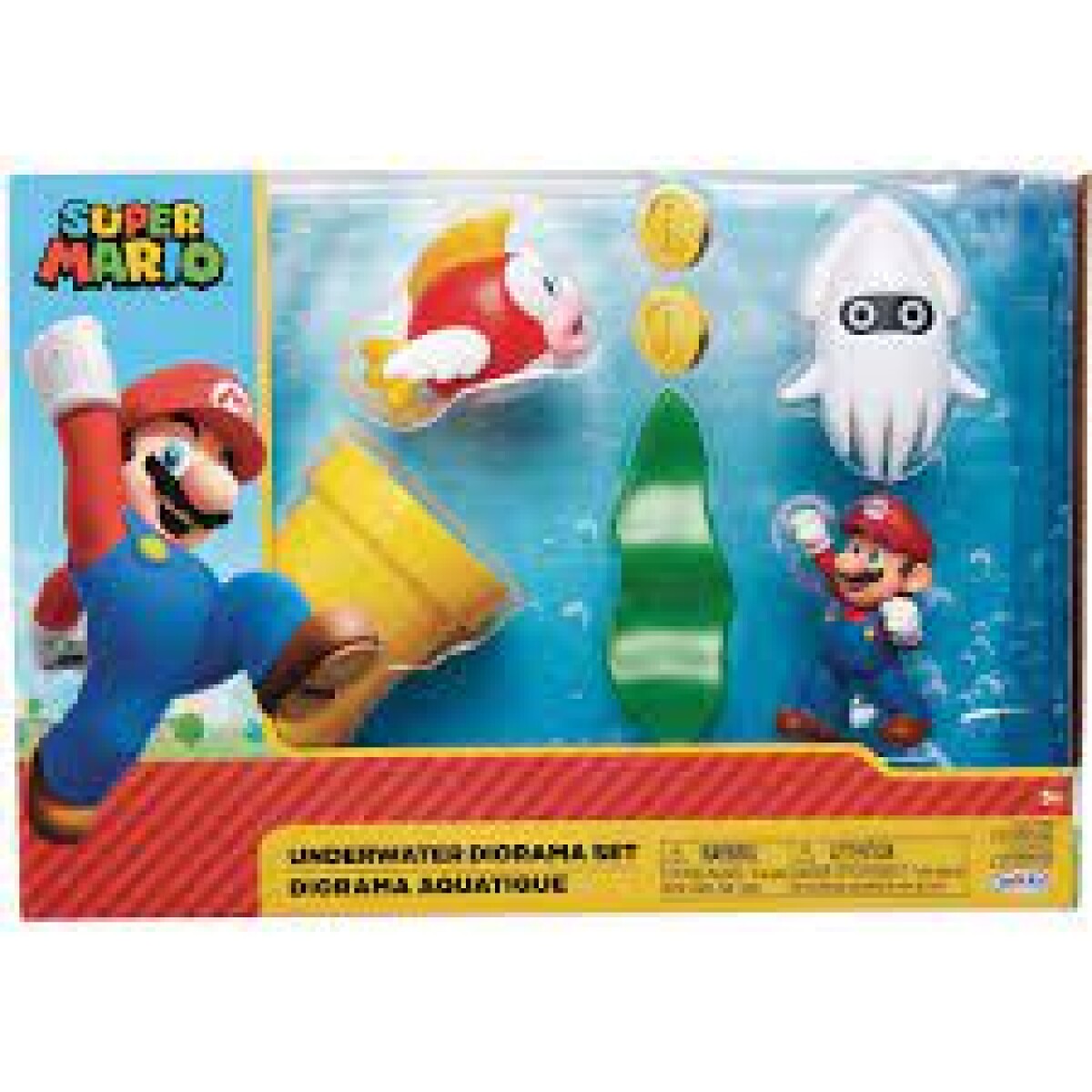 Set Diorama Submarino Super Mario 