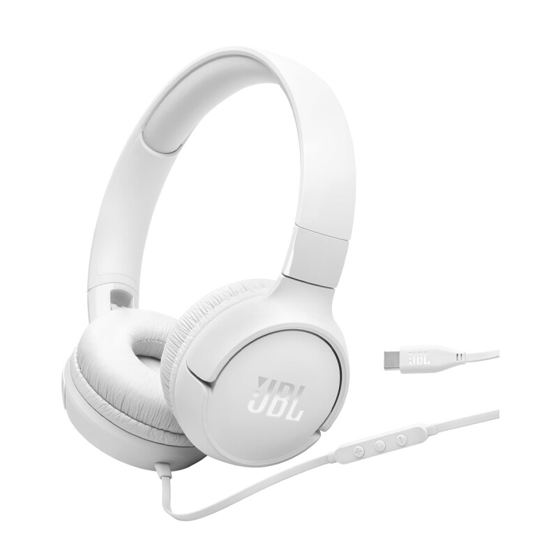 Auriculares JBL Tune 520C White USB-C Auriculares JBL Tune 520C White USB-C