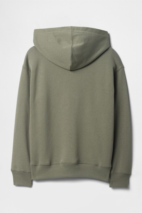 Buzo Canguro Logo Gap Niño Mesculen Green