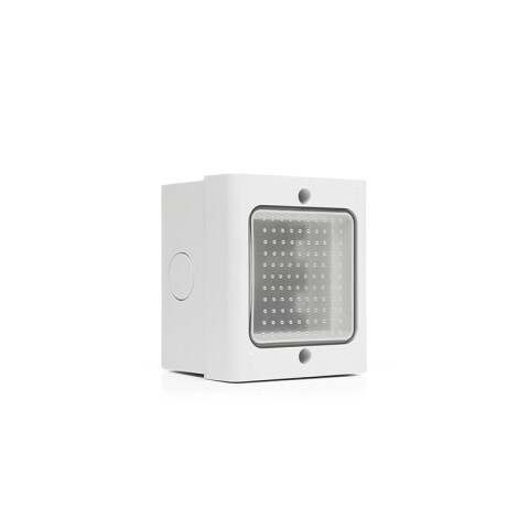 Caja exterior de 2 mód con membrana IP55 gris Sica SK3072