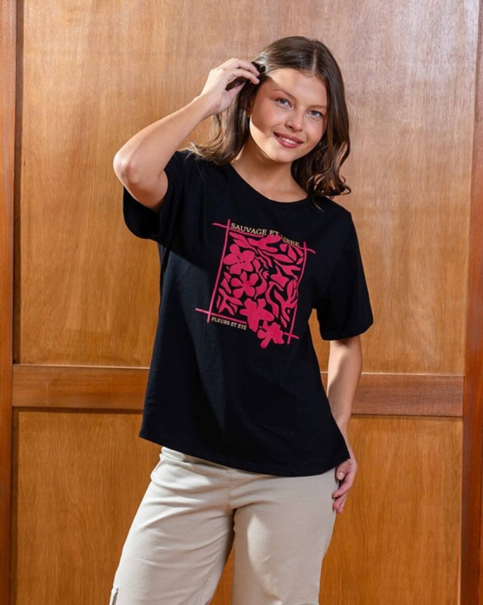 Remera con Serigrafía. 