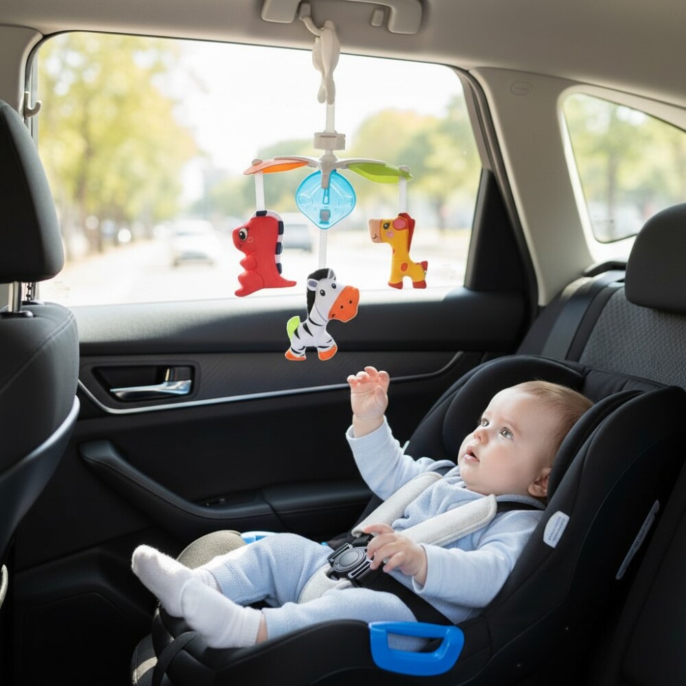 Movil colgante coche y baby silla animales P&F Movil colgante coche y baby silla animales P&F
