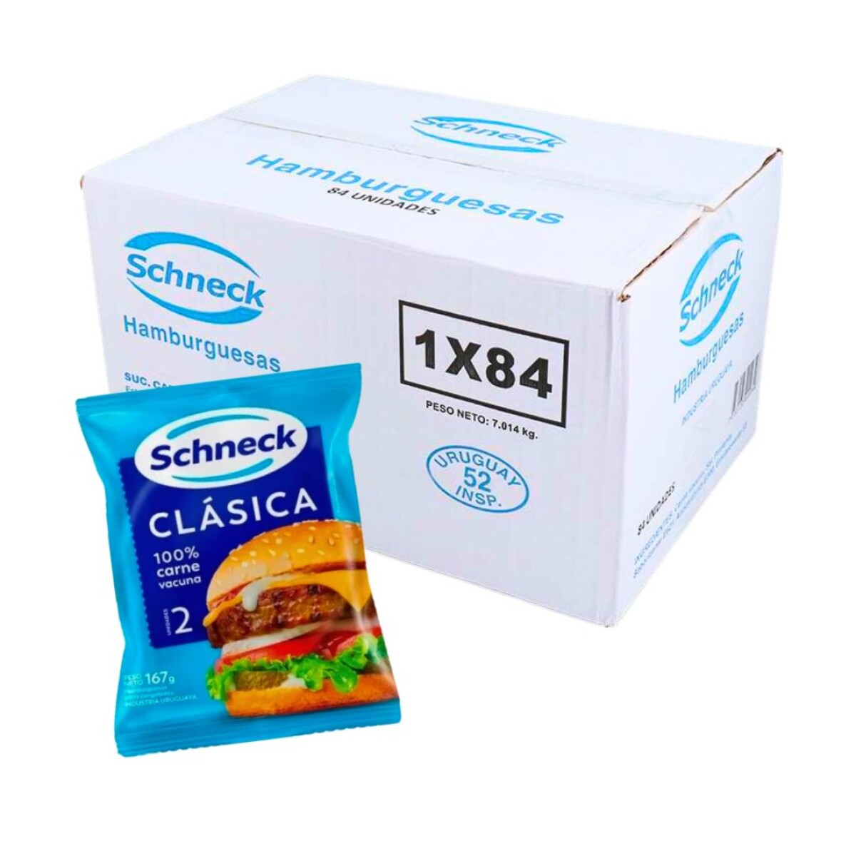 Hamburguesas Schnek - 84 Uds. 