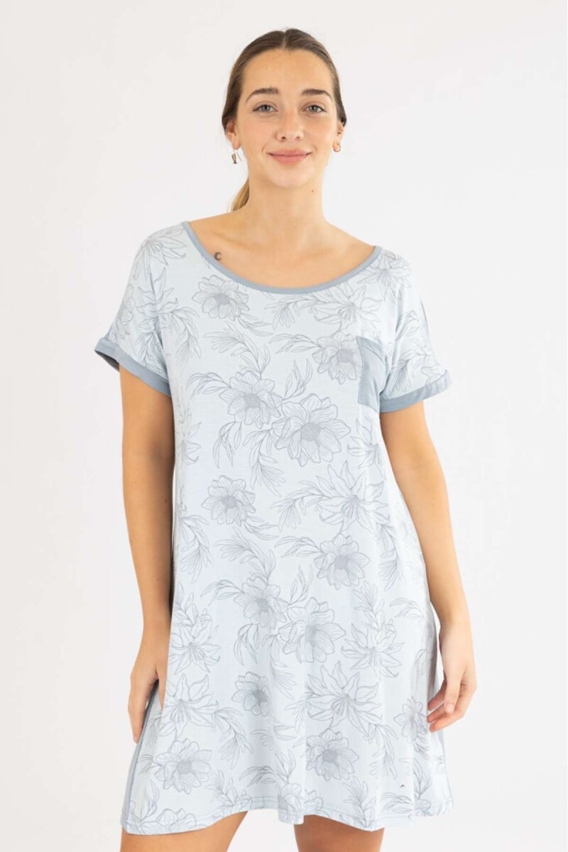 Solange Dress - Celeste 