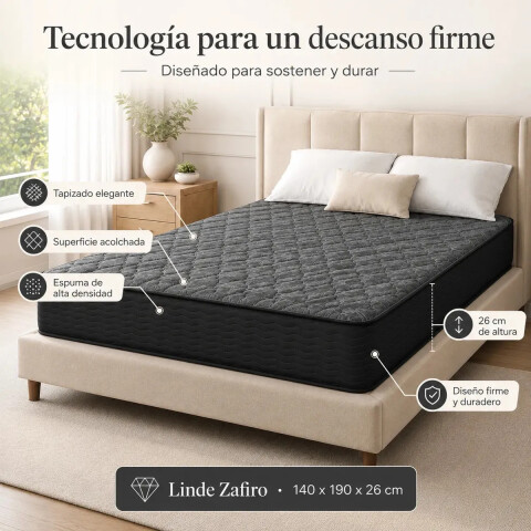 Colchón Linde Zafiro 2 Plazas Colchón Linde Zafiro 2 Plazas