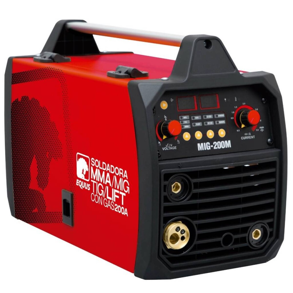 Soldadora Digital Inverter Equus 4 en 1 - ROJO 