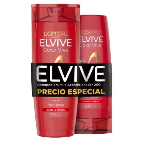 PACK ELVIVE COLOR VIVE SHAMPOO 370ml + ACONDICIONADOR 200ml PACK ELVIVE COLOR VIVE SHAMPOO 370ml + ACONDICIONADOR 200ml