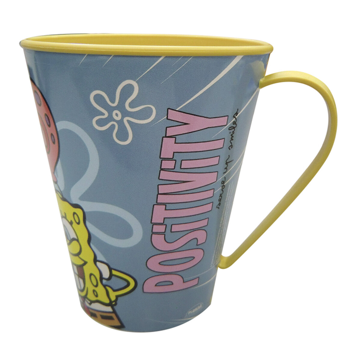 Taza Plástica Bob Esponja 360ml - AMARILLO 