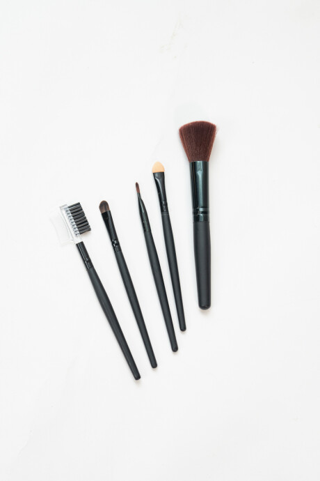 Set De Brochas Black, X5 Piezas Color Unico