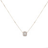 Colgante Fernanda V. en oro rosa 18k con brillantes, incluye cadena Colgante Fernanda V. en oro rosa 18k con brillantes, incluye cadena