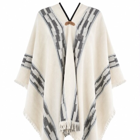 Poncho Bagual Guarda Crudo y Gris