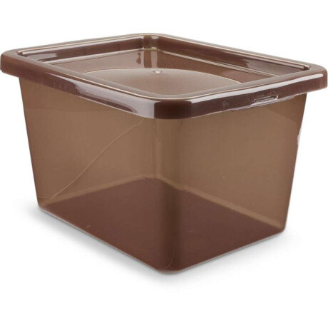 Caja De Almacenamiento Basic Box 15 L Con Tapa Berenjena