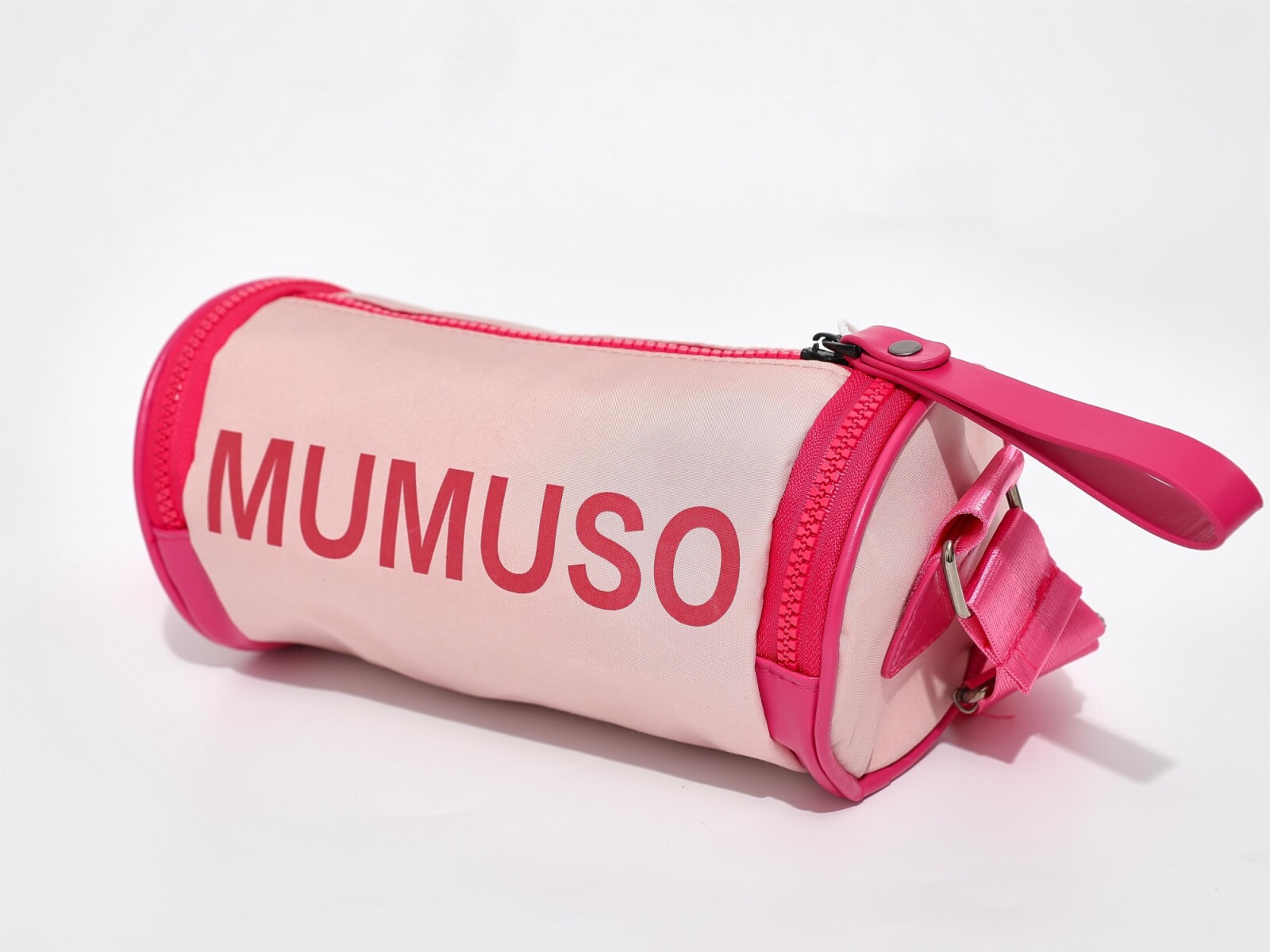 BOLSA DE GIMNASIO CILÍNDRICA (ROSA) 