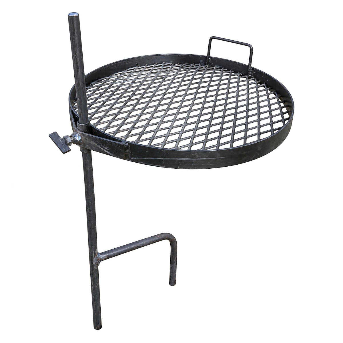 Parrilla portátil Flama de 48 cm con giro 360° y altura regulable 