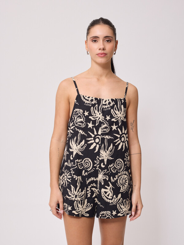 MONO CORTO MUANA RUSTY Negro