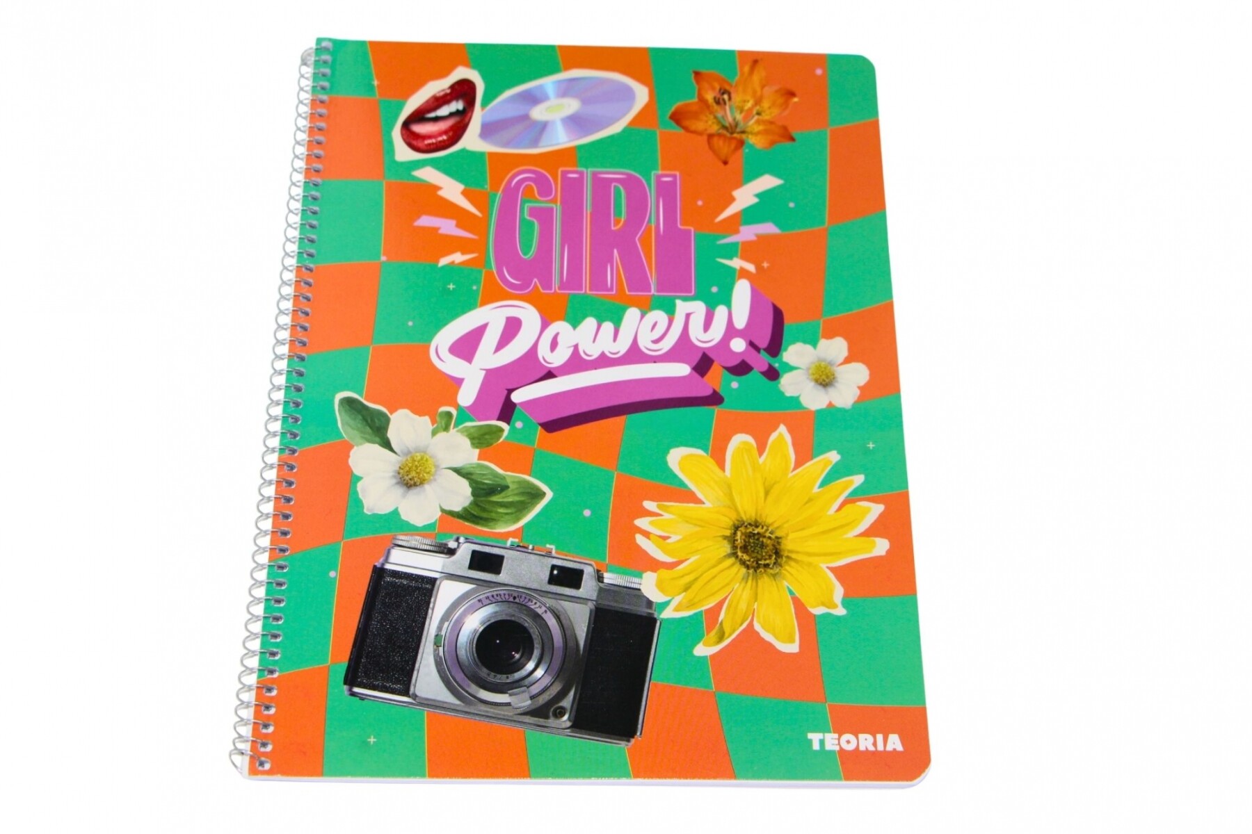 CUADERNOLA TEORIA 70 HOJAS RAYADA - TAPA GIRL POWER 