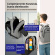 Mochila Urbana Viaje Antirrobo Notebook Matein 1007 28l Gris