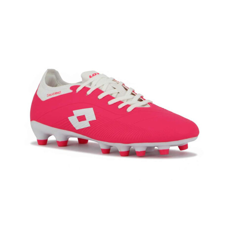 Lotto Salerno Futbol Cancha Md Unisex Fucsia-Blanco