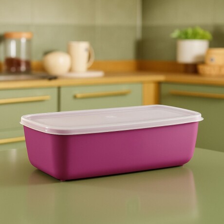 Pote rectangular multiuso 5lts MAGENTA