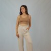 Pantalon Lino Slowly Off White