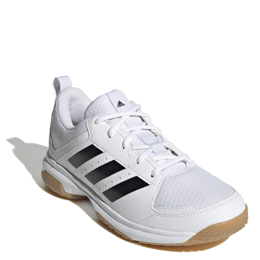 Championes de Mujer Adidas Tenis Indoor Ligra 7 Blanco - Negro