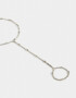 Pulseras Flexibles Pulsera Flexible Con Anillo - Plateado