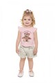 Conj. para bebes (blusa y shorts) ROSA