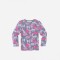 Remera de niña estampada GRIS OSCURO