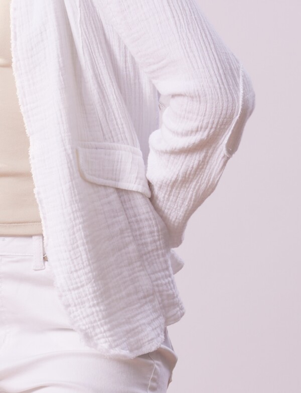 Chaqueta Algodon BLANCO