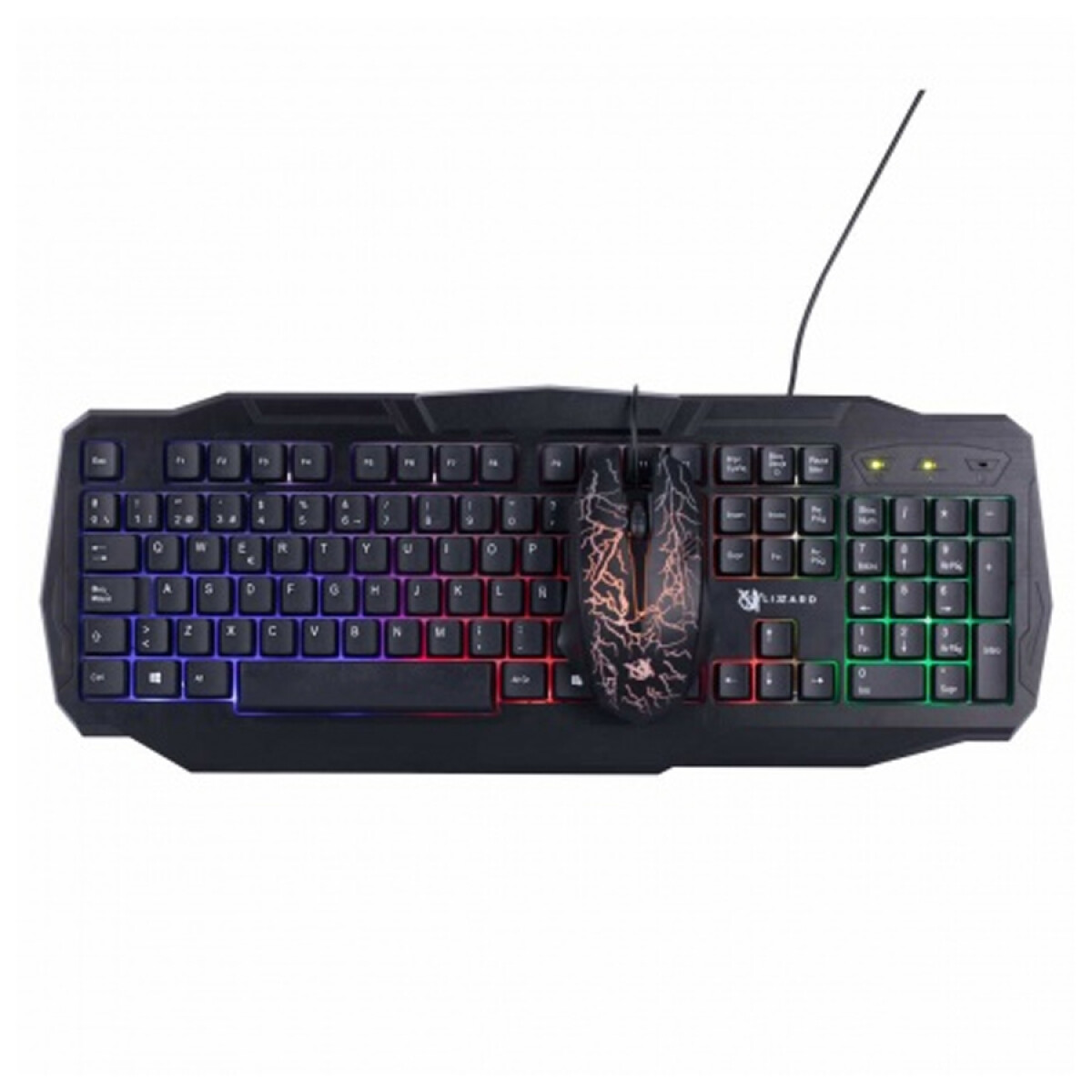 Combo Teclado y Mouse Gamer X-Lizzard XZZ-CO-01 