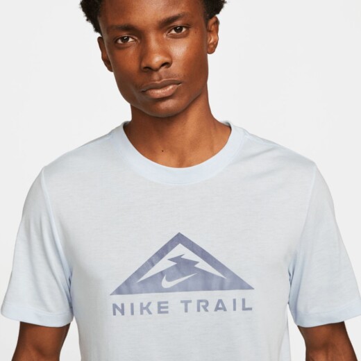 Remera Nike Running Hombre Df Tee Db Trail Celestine Blue S/C