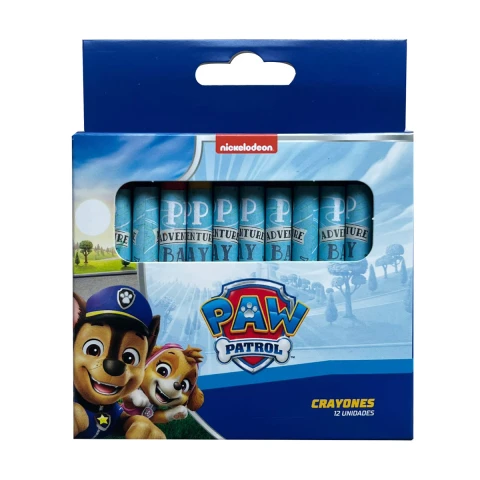 Pack x 12 Crayones Colores Paw Patrol U