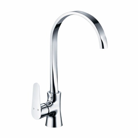 Grifería de cocina Monocomando de mesada Euro Cromado Brillante Grifería De Cocina Monocomando De Mesada Euro Cromado Brillante