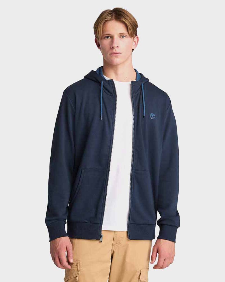 Hoodie Chest Logo Full-zip LB Hombre - 3725 