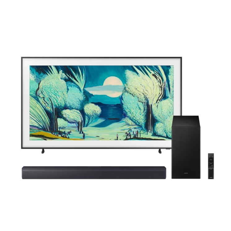 The Frame QLED 75" 4K Vision AI Smart TV + Soundbar Samsung Serie B 2.1 Ch. B450F ¡De Regalo! The Frame QLED 75" 4K Vision AI Smart TV + Soundbar Samsung Serie B 2.1 Ch. B450F ¡De Regalo!