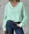 Blusa Jazmin verde agua