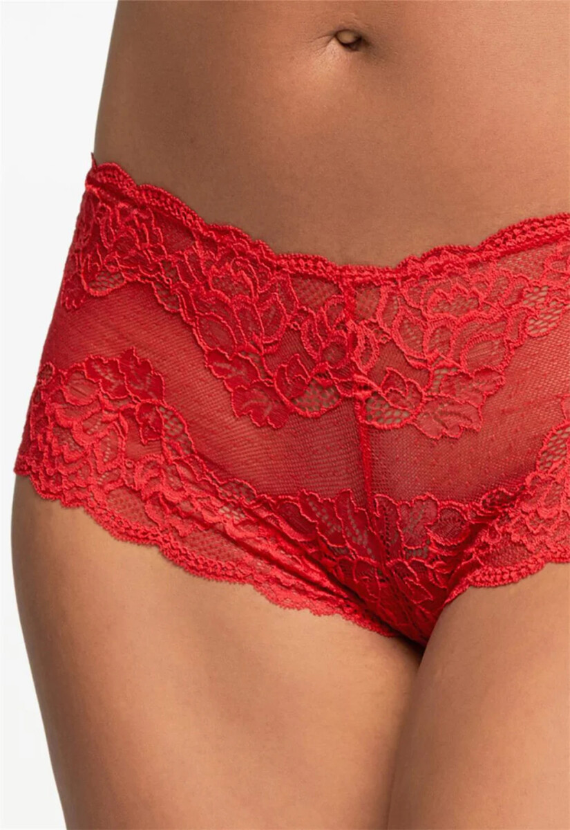 Panty Cheeky - Rojo 