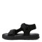Sandalia de Niños Croco Kids MEXOR estilo teva Negro