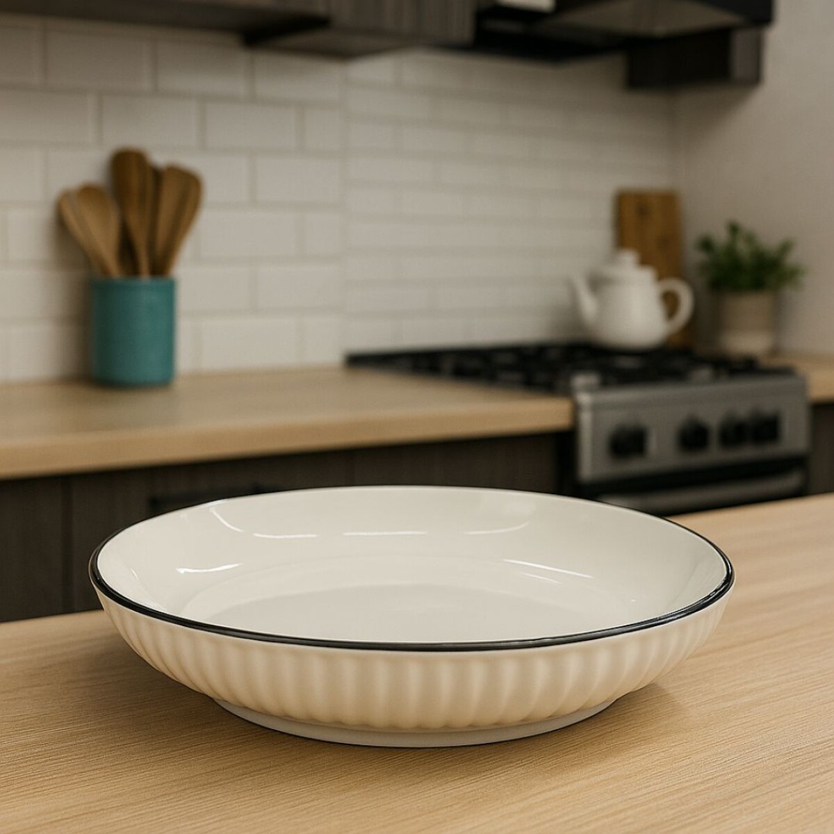 PLATO DE CERAMICA HONDO 20CM 