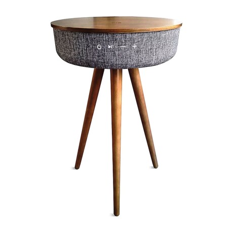Mesa blueMAN con Parlante Bluetooth BT-Z1 Talle S Nogal