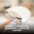 Corta Uñas Eléctrico Portátil USB C/ Función Lima Recargable Color Blanco