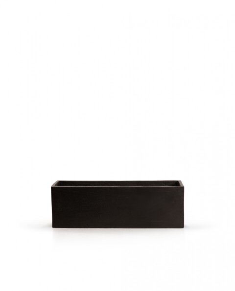 Jardinera Fibrocemento "Negro mate" 1m x 30cm