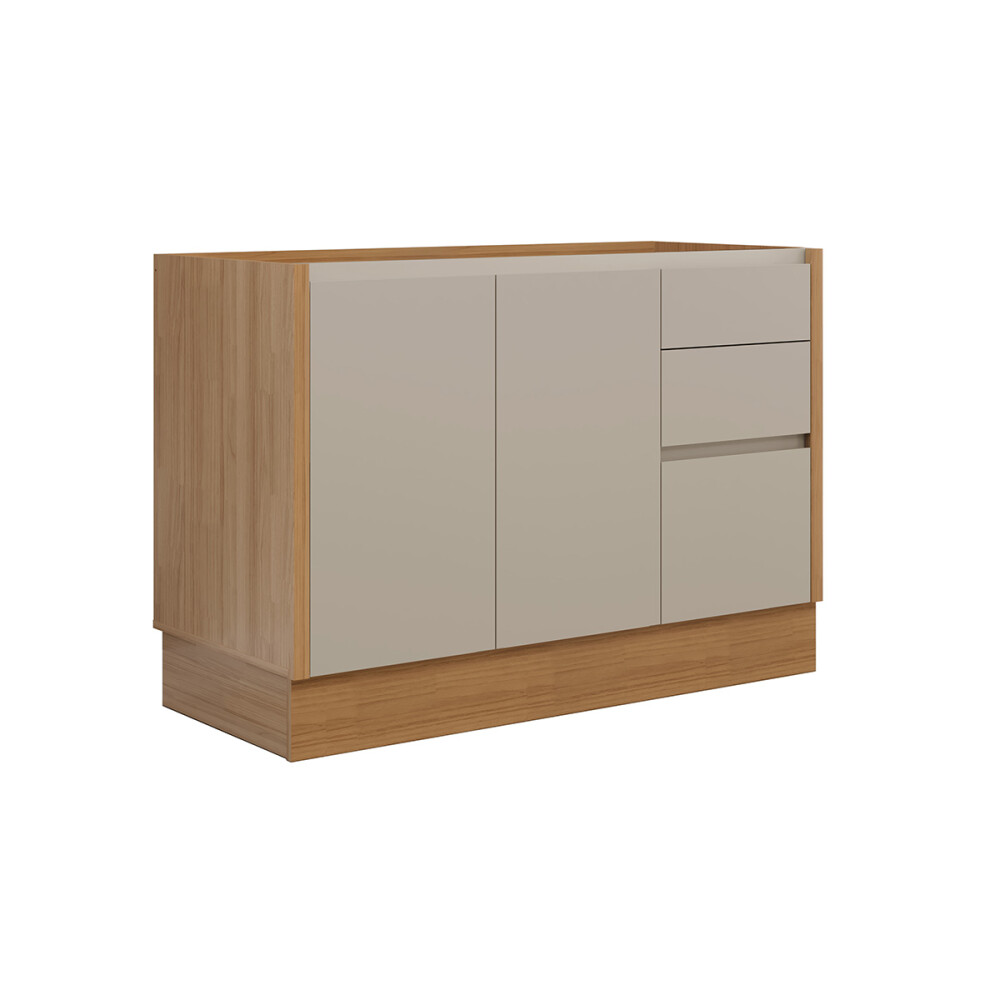 ZÓCALO PARA MODULO BAJO MODELO ALLURE 120 CM COLOR JEQUITIBA FOSCO Zócalo Para Modulo Bajo Modelo Allure 120 Cm Color Jequitiba Fosco