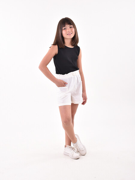 SHORT FEDERICA BLANCO
