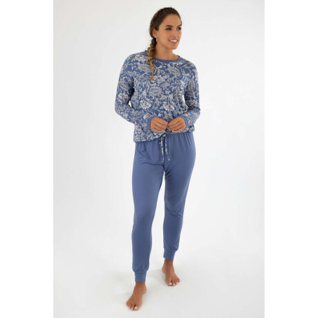 Pijama william Azul piedra