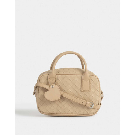 Cartera Bowling Marron Camel