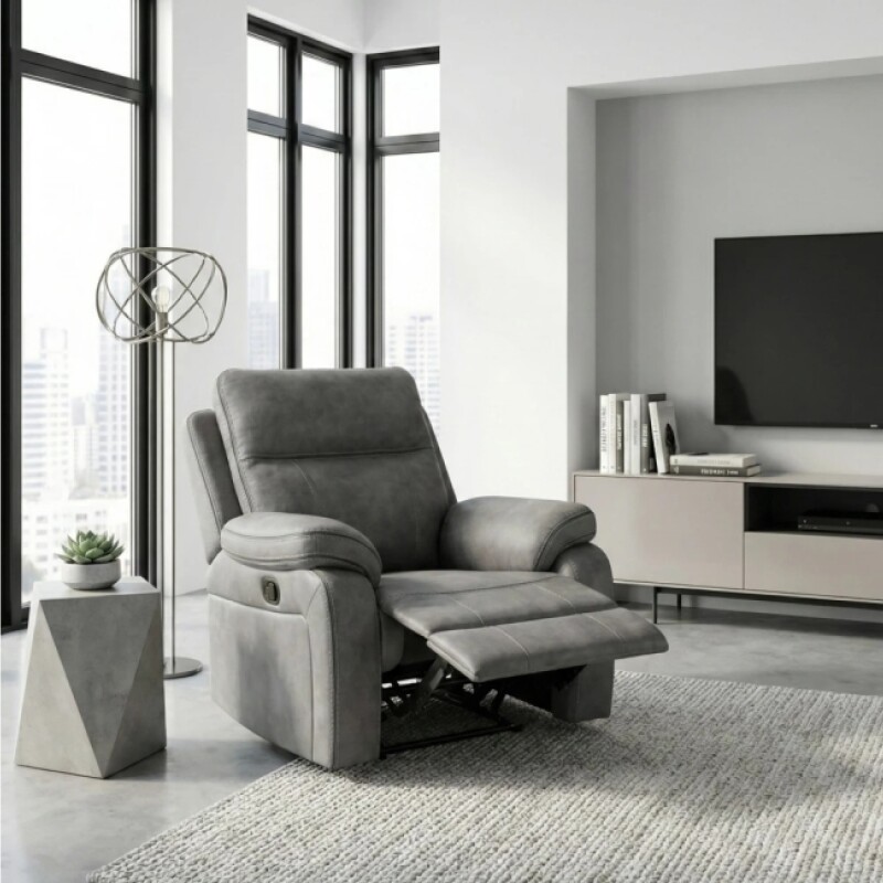 Reclinable Apollo 1 Cuerpo Gris Reclinable Apollo 1 Cuerpo Gris