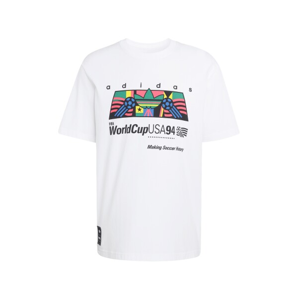 REMERA adidas ARCHIVE AFRICA 94 White
